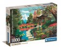 Puzzle 1000 elementów Compact Fuji Garden Clementoni