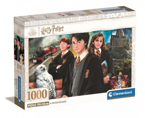 Puzzle 1000 elementów Compact Harry Potter Clementoni