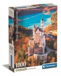 Puzzle 1000 elementów Compact Neuschwanstein Clementoni