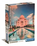 Puzzle 1500 elementów Compact Taj Mahal Clementoni