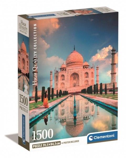 Puzzle 1500 elementów Compact Taj Mahal Clementoni