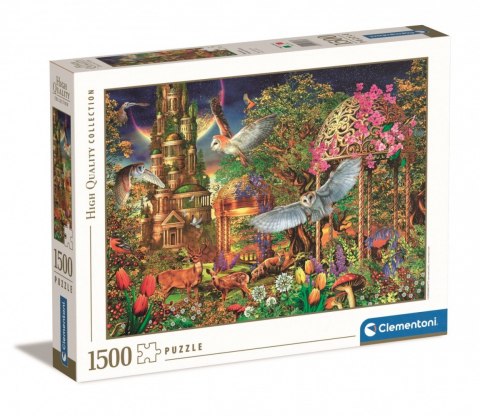 Puzzle 1500 elementów Woodland Fantasy Garden Clementoni