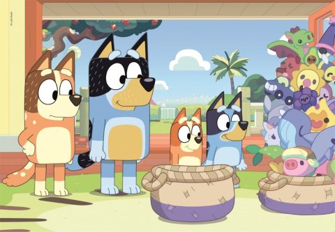 Puzzle 2x20 elementów Bluey Clementoni