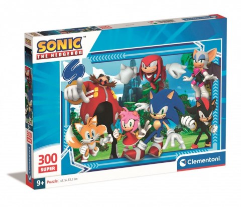 Puzzle 300 elementów Sonic Clementoni