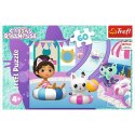 Puzzle 60 elementów Gabby na basenie Koci Domek Gabi Trefl