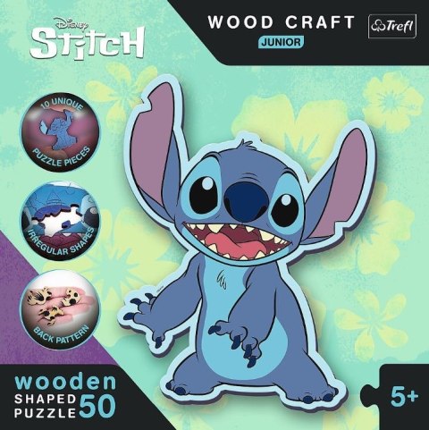 Puzzle drewniane 50 elementów Lilo i Stitch Trefl