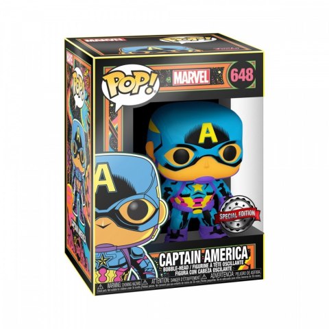 Figurka Funko POP Marvel Black Light Captain America Tm Toys