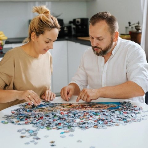 Puzzle 1500 elementów Zabawne kocie portrety Trefl