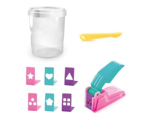 Zestaw z masą plastyczną Koci domek Gabi Moje tęczowe kreacje - różowy kubeczek Epee