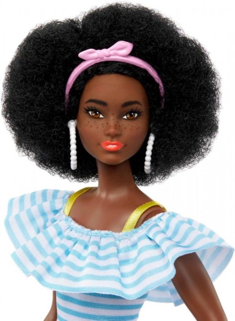 Lalka Barbie z fryzurą w stylu afro z akcesoriami Mattel