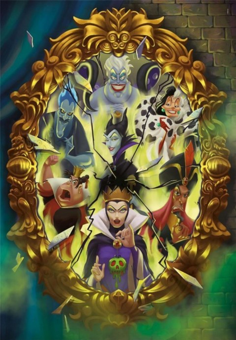 Puzzle 1000 elementów Compact Disney Villains Clementoni