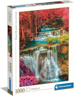 Puzzle 1000 elementów High Quality Kolorowe tajskie wodospady Clementoni