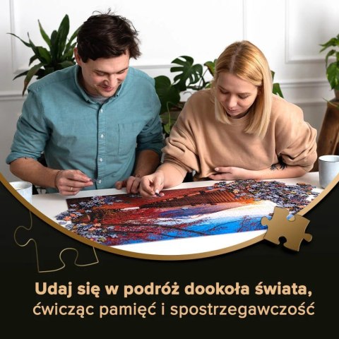 Puzzle 1000 elementów Premium Dziki Leopard Trefl