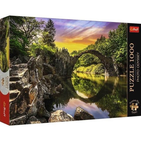 Puzzle 1000 elementów Premium Plus Most Rakotza w Kromlau Niemcy Trefl