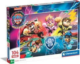 Puzzle 104 elementy Psi Patrol The Mighty Movie Clementoni