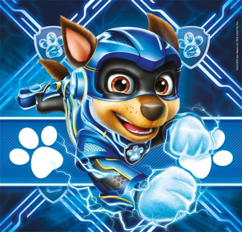 Puzzle 3x48 elementów Super Kolor Psi Patrol The Mighty Movie Clementoni