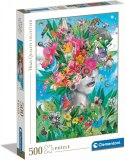 Puzzle 500 elementów High Quality Head in the Jungle Clementoni