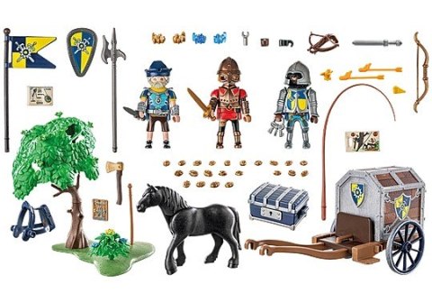 Zestaw figurek Novelmore 71484 Napad na wóz transportowy Playmobil