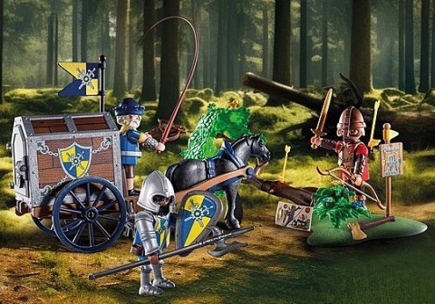 Zestaw figurek Novelmore 71484 Napad na wóz transportowy Playmobil