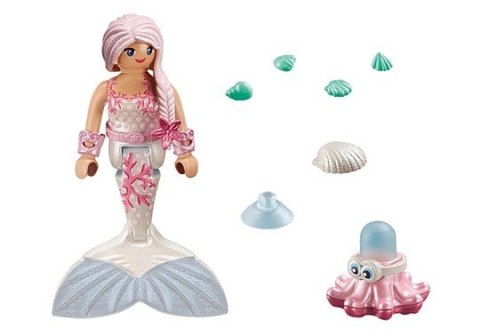 Zestaw figurek Special Plus 71477 Syrenka z ośmiornicą pryskającą wodą Playmobil