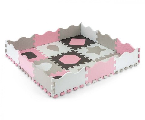 Mata piankowa puzzle Jolly Pink Grey Milly Mally