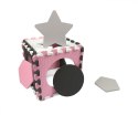 Mata piankowa puzzle Jolly Pink Grey Milly Mally