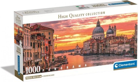 Puzzle 1000 elementów Compact Panorama Wielki Kanał Wenecja Clementoni