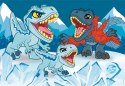 Puzzle 2x20 elementów Super Kolor Jurassic World Clementoni