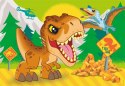 Puzzle 2x20 elementów Super Kolor Jurassic World Clementoni