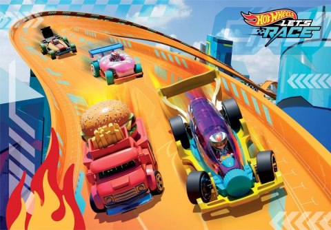 Puzzle 24 elementy Maxi Super Kolor Hot Wheels Clementoni