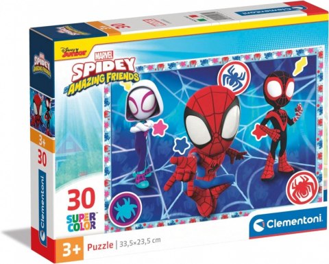 Puzzle 30 elementów Super Kolor Spidey i super-kumple Clementoni