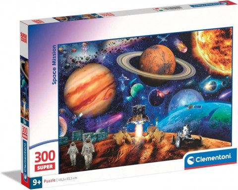 Puzzle 300 elementów Misja kosmiczna Clementoni