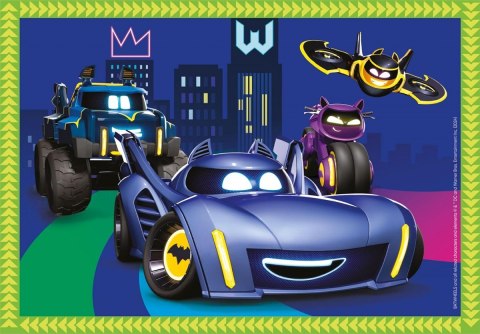 Puzzle 4w1 Super Kolor Batwheels Clementoni