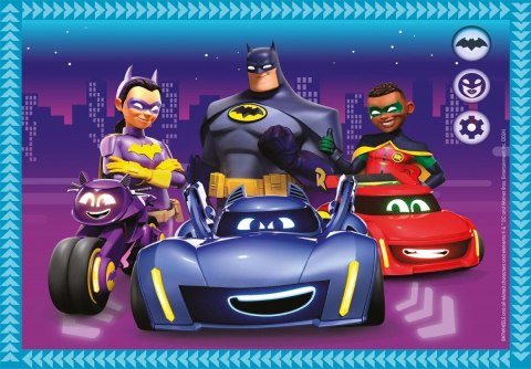 Puzzle 4w1 Super Kolor Batwheels Clementoni