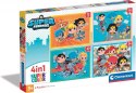 Puzzle 4w1 Super Kolor DC Super Friends Clementoni