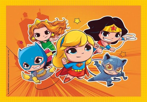 Puzzle 4w1 Super Kolor DC Super Friends Clementoni