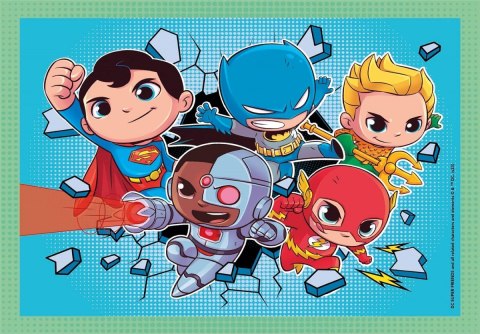 Puzzle 4w1 Super Kolor DC Super Friends Clementoni