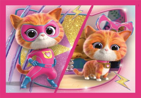 Puzzle 4w1 Super Kolor SuperKitties Clementoni