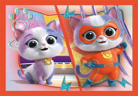 Puzzle 4w1 Super Kolor SuperKitties Clementoni