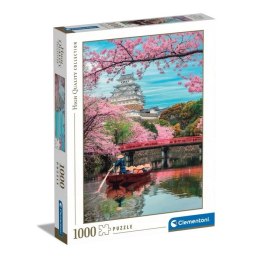 Puzzle 1000 elementów High Quality Himeji Castle In Spring Clementoni