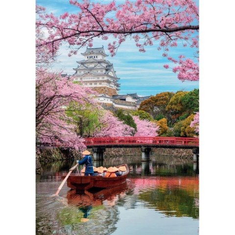 Puzzle 1000 elementów High Quality Himeji Castle In Spring Clementoni