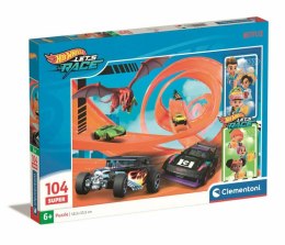 Puzzle Hot Wheels 104 elementy Super Kolor Clementoni