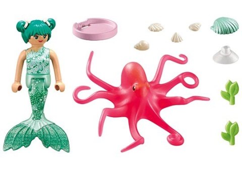 Zestaw figurek Princess Magic 71503 Syrenka ze zmieniającą kolory ośmiornicą Playmobil