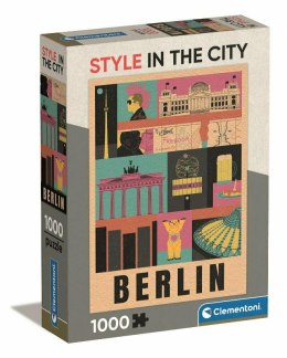 Puzzle 1000 elementów Compact Berlin Clementoni