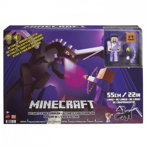 Zestaw figurek Minecraft Potężny Smok Kresu z dźwiękami Mattel
