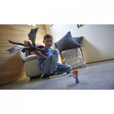 Zestaw figurek Minecraft Potężny Smok Kresu z dźwiękami Mattel