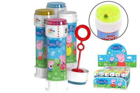 Bańki mydlane 60 ml Świnka Peppa display 36 szt. Artyk