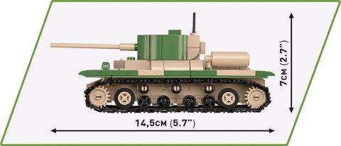 Klocki Renault R35 - Valentine IX - Panzer I Cobi Klocki