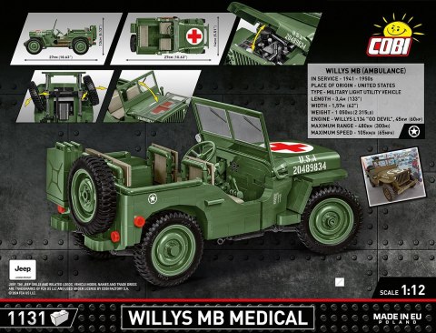 Klocki Willys MB Medical Cobi Klocki