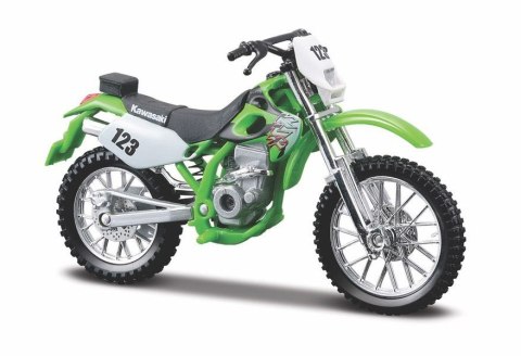 Model metalowy motocykl Kawasaki KLX 250SR z podstawką Maisto